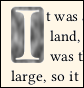 dropcap I image dropcap I image