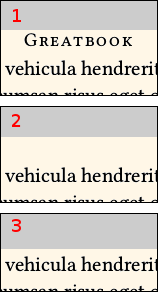 top margins, with and without header top margins, with and without header